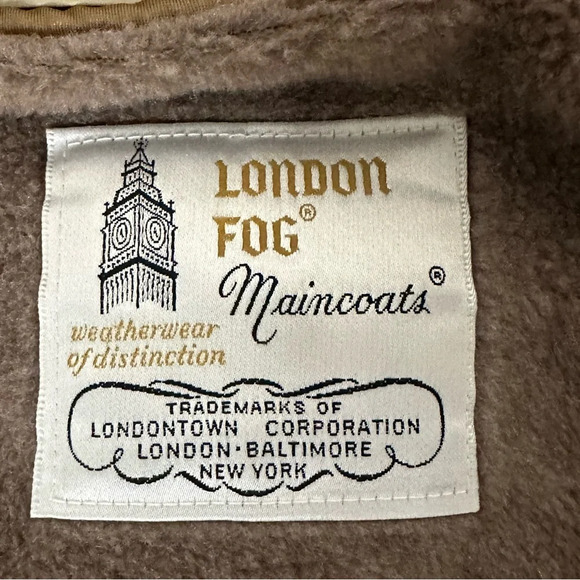 London Fog Classic Tan Women's Trench Coat size 10 R - Picture 5 of 8